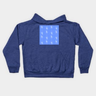 Periwinkle Blue Modern Geometry Kids Hoodie